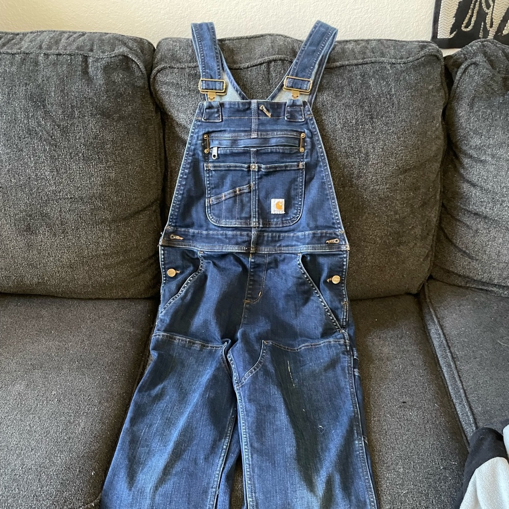 CARHARTT WOMENS DOUBLE FRONT BIBS